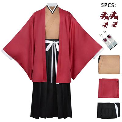 Demon Slayer Tsugikuni Yoriichi Costume Cosplay Anime Kimono Lame de Tueur de Démons Costume Cosplay