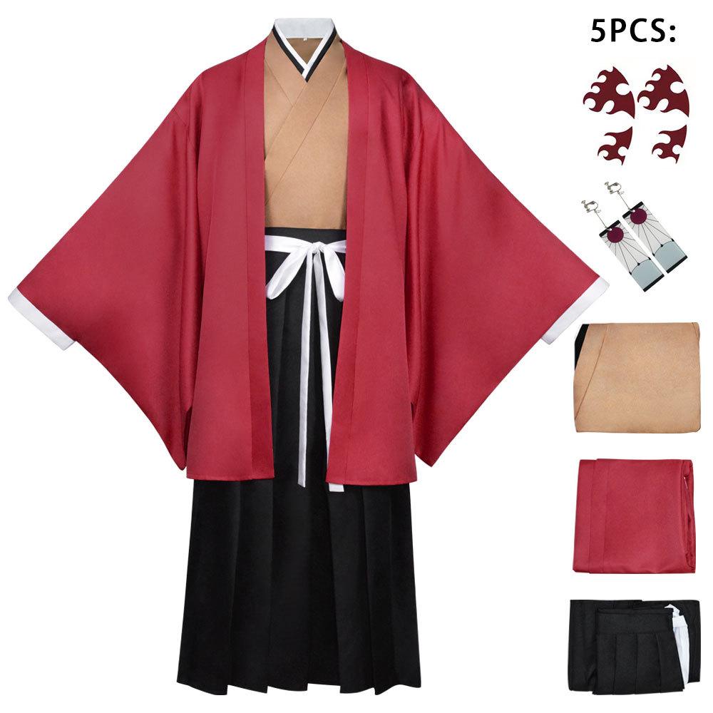 Demon Slayer Tsugikuni Yoriichi Cos Costume Anime Kimono Ghost Slayer Blade Cosplay Costume