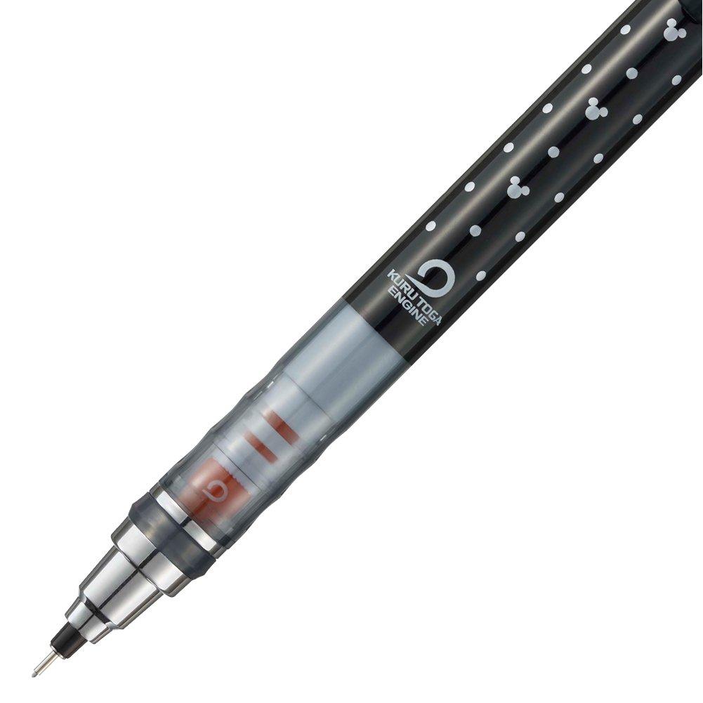 Mitsubishi Pencil Kurutoga Disney Mechanical Pencil, 0.5mm, Black, M5650DS1P.24