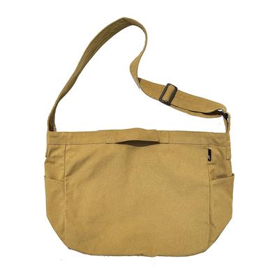 1225 Recycled Cotton Large Capacity Shoulder Bag SC GRD 2way A [Routeto] Re-cotton (Beige)