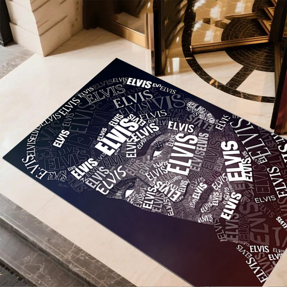 Elvis Presley Artwork Carpet Perfect for Living Rooms Decorate Room Balcony Dormitory Antislip Carpet Anime Office Decor