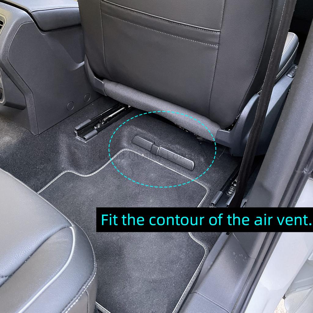 2 for VW Tiguan X RLINE Allspace MK2 2 II  2017 - 2022 Under Seat Footwell Air Duct Outlet Vent Grille Cover 2018 2019 2020 2021