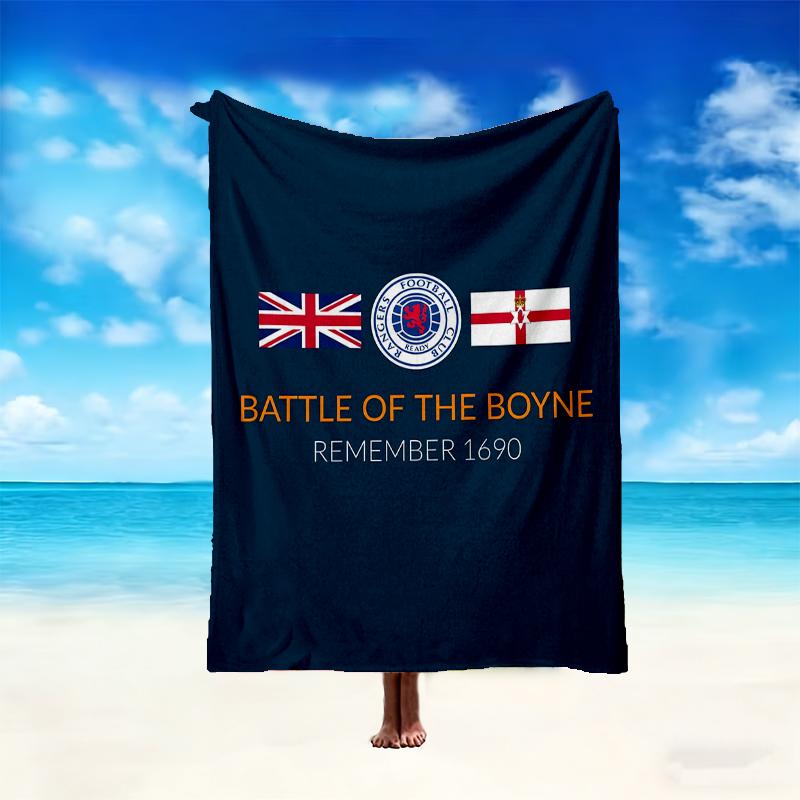 1pc Easy-Care Rangers FC Blanket, Perfect for Couch, Bed, Home, Travel & More, Warm & Durable Printed Blanket