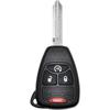 Key Fob Replacement for 2009-2018 Jeep Wrangler/ 10-17 Compass Patriot Car Keyless Entry Remote Control, OHT692713AA, 4 Buttons