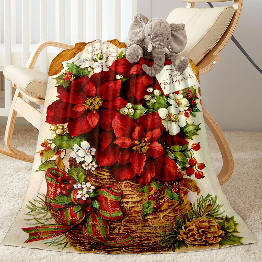 Christmas 106 Blanket Ultra-Soft Suitable for Picnics Seaside Office for All Occasions Playful Design Perfect Gift for Relatives and Friends