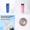 Double Layer Stainless Steel Shaker Bottle With Mixer Ball For Fitness Enthusiasts