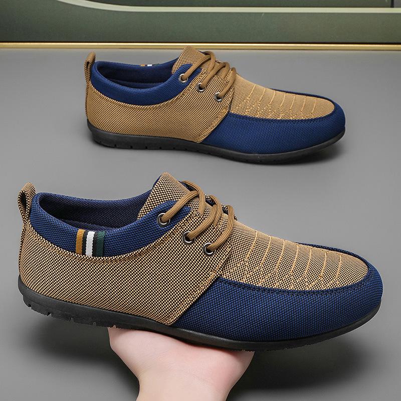 Large Size New Breathable Canvas Shoes Low Top Casual Shoes