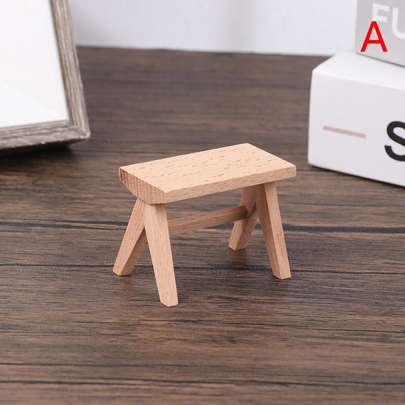 1:12 Dukkehus Miniatyr Europeisk stil Spisebord Stol Benk Lenestol Møbel Modell Dekor Leketøy Dukkehus Tilbehør