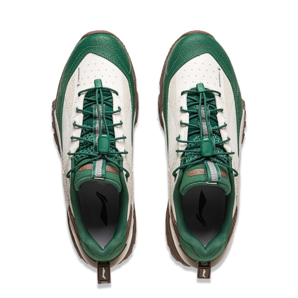 Li Ning CF Su Series Outdoor Pro Pohodlné Minimalistické Tlumení Nárazů Vodotěsné Nízké Lifestylové Ležérní Boty Pánské Ležérní Boty AGLU151-2