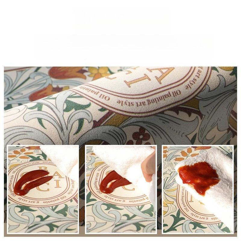 Green Fresh Sink Faucet Mat Kitchen Drain Mat Highly Absorbent Table Mat Diatom Mud Bathroom Non-Slip Mat Waterproof Countertop