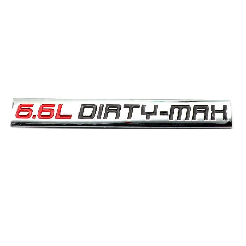 

Car Body Trunk Emblem Sticker for Chevrolet 6.6L DIRTY-MAX Letters SUBURBAN Cavalier Cobalt TRAVERSE COLORADO ONIX Accessories красный черный