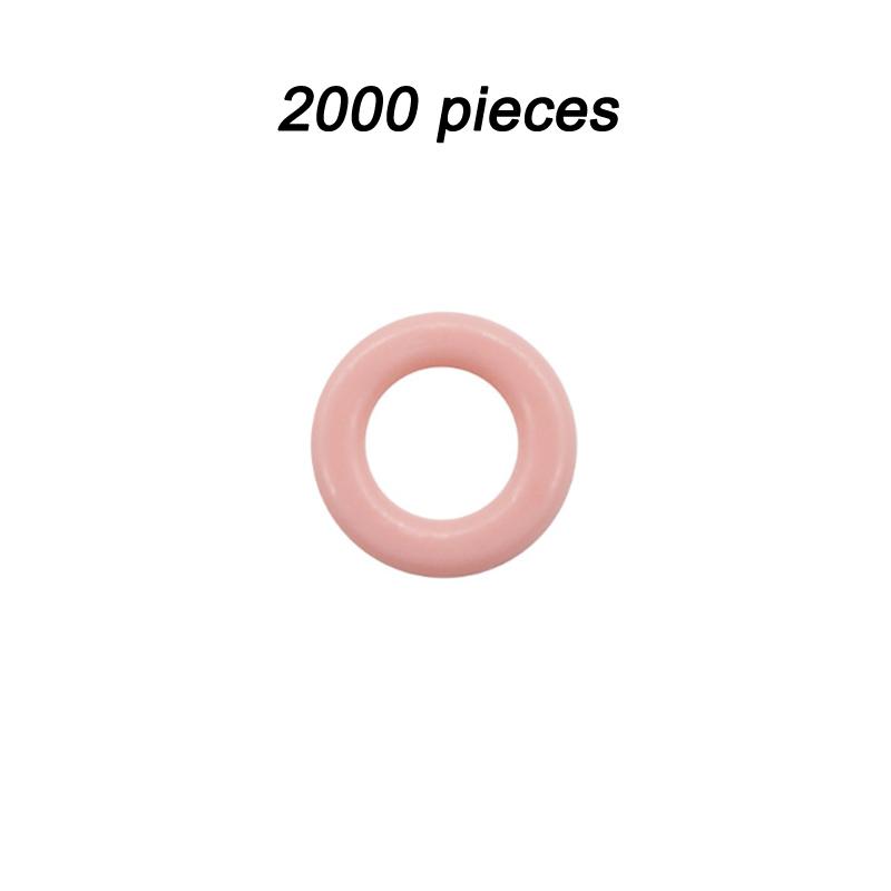 2000 Plastic Knitting Mark Ring Needle Ring Mark Crochet Craft Tool Knitting Mark Ring for Crochet