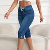 Dámské Skinny Trend Roztrhané Ležérní Módní Džíny s Úzkou Nohavicí