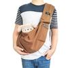 Cozy Pet Dog Sling Bag (Brown)