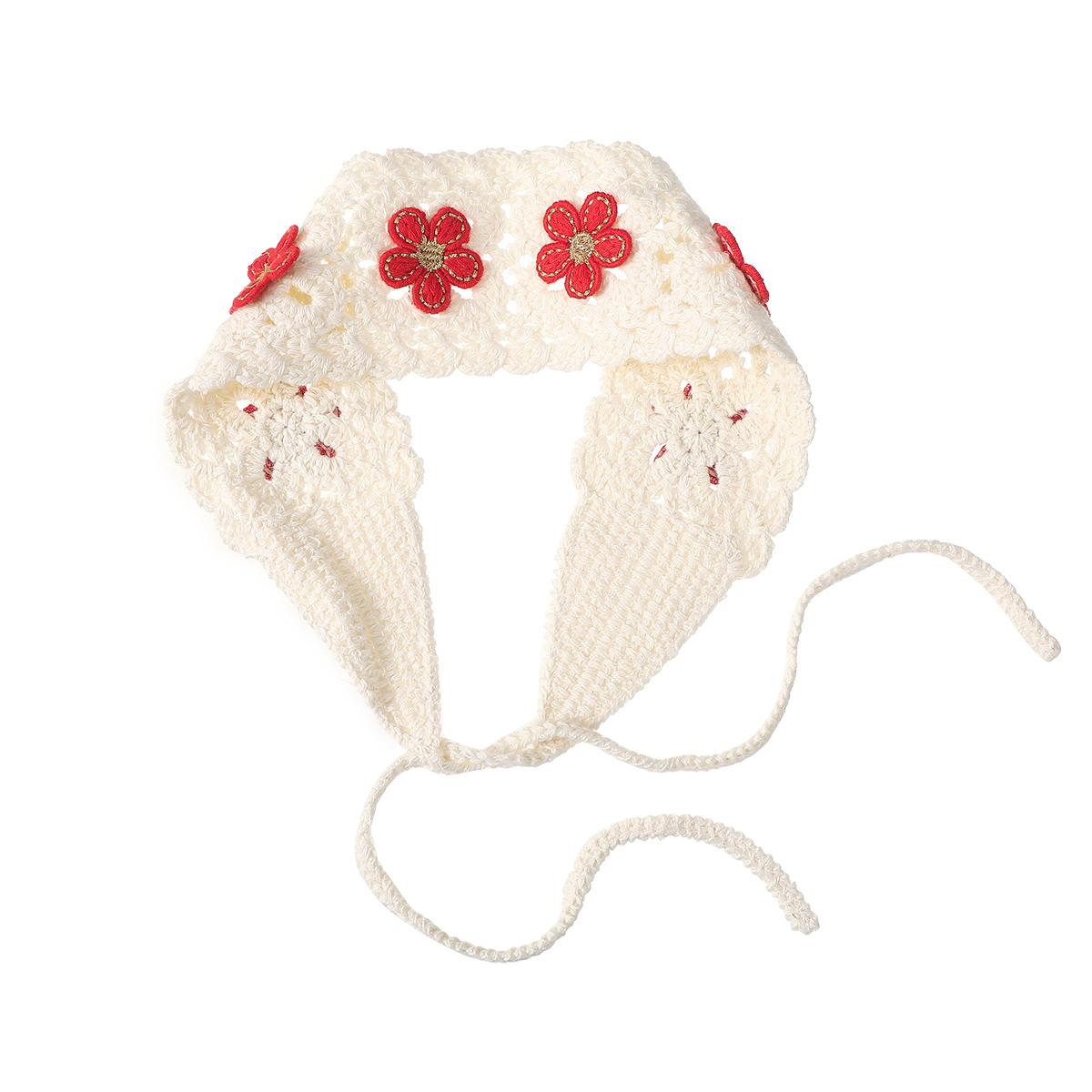 

Molans New Ethnic Crochet Butterfly Headband Earring Knitting Hairband Hair Hoop Hair Bands for Women Hair Accessories