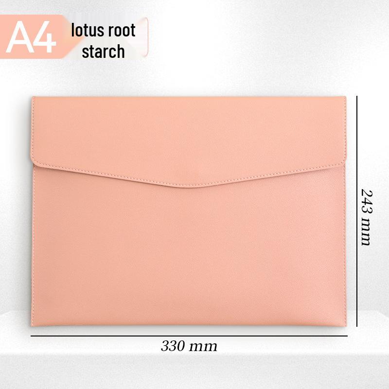 Custom A4 Lychee Grain Document File Bag and Briefcase