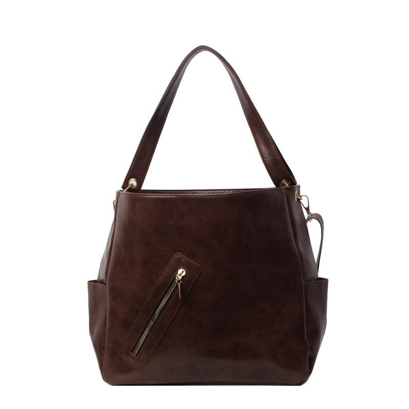 Trendy Street Style Pu Material Women's Shoulder Bag With Spacious Interior Design