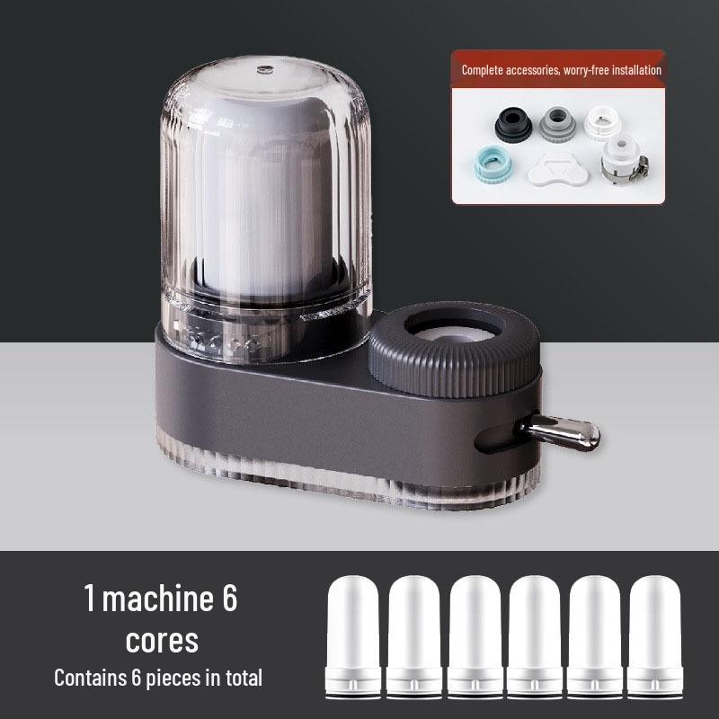 Purificator de apă pentru robinet de bucătărie, filtru de declorinare și rezistent la stropire