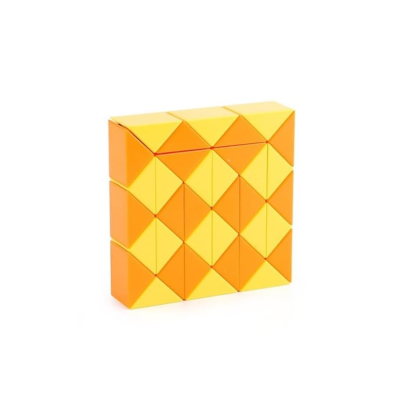 

snake cube magic (36 blocks, orange + yellow)