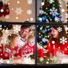 36pcs/lot White Snowflake Christmas Wall Stickers Glass Window Sticker Christmas Decorations for Home New Year Gift Navidad 2025