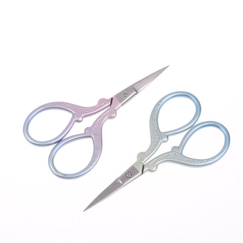 Sharp Embroidery Scissors Sewing Scissors With Leather Scissors Cover For Needlework Craft Sewing Handicraft Diy Tool