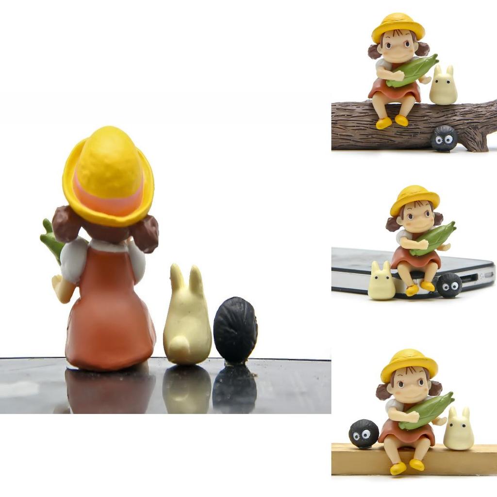 Mein Nachbar Totoro mit Mais Mädchen Katze Mini Modell Ornament Für Geburtstage Und Feiertage