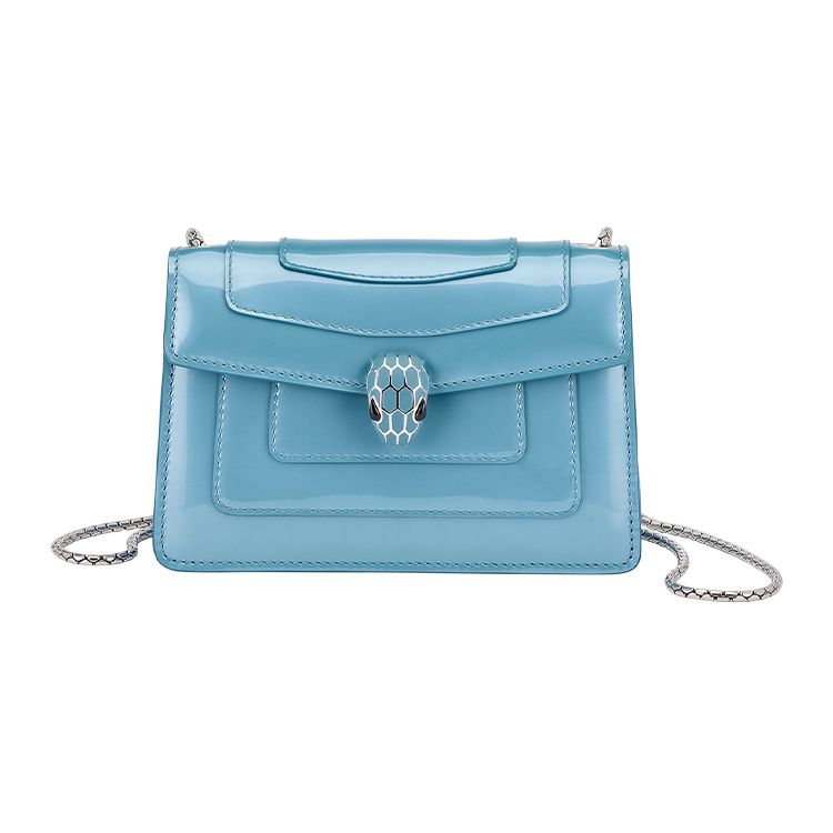 

Bvlgari Serpenti Forever Серія Синя Емальована Луска Міні Сумка на Клапані Ланцюжок Плечова Сумка через Плече Жіночі сумки 291318 Basic Set (Bag+Dust Bag)
