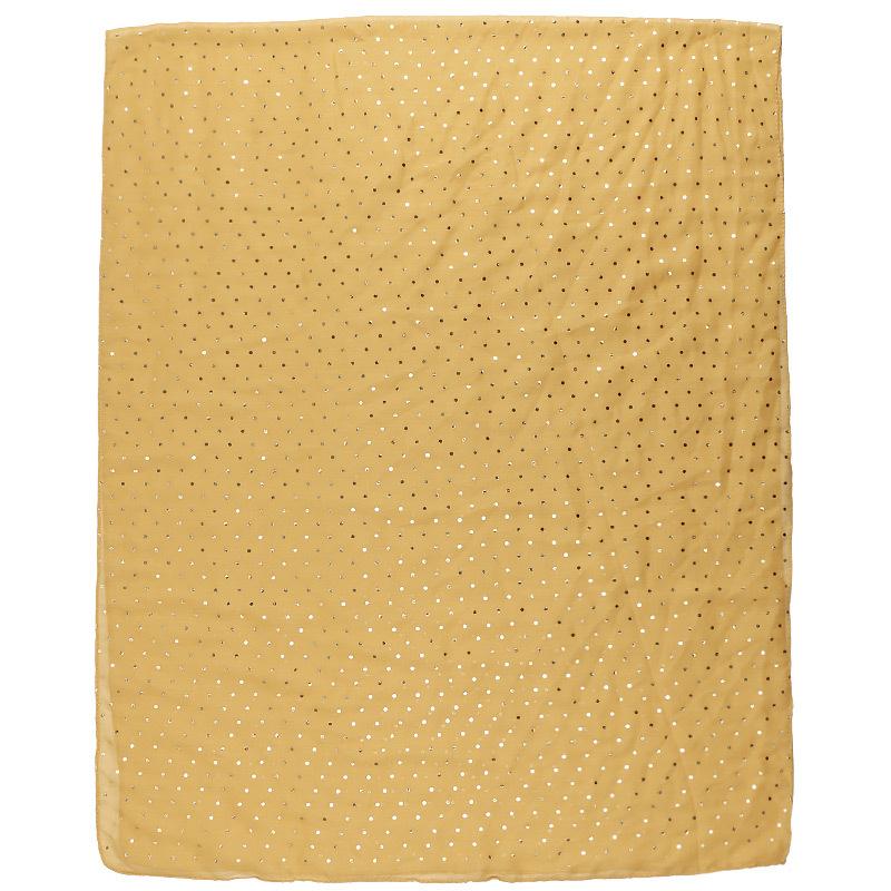 Women Plain Lurex Glitter Loop Dot Viscose Scarf Ladies Shimmer Shawls and Wraps Pashmina Stole Muslim Hijab Sjaal 180*70Cm