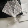 Fashion White Woven Floral Lace Hair Scarf Wraps Breathable Sweet Triangle Headscarf Retro Hair Band Photo