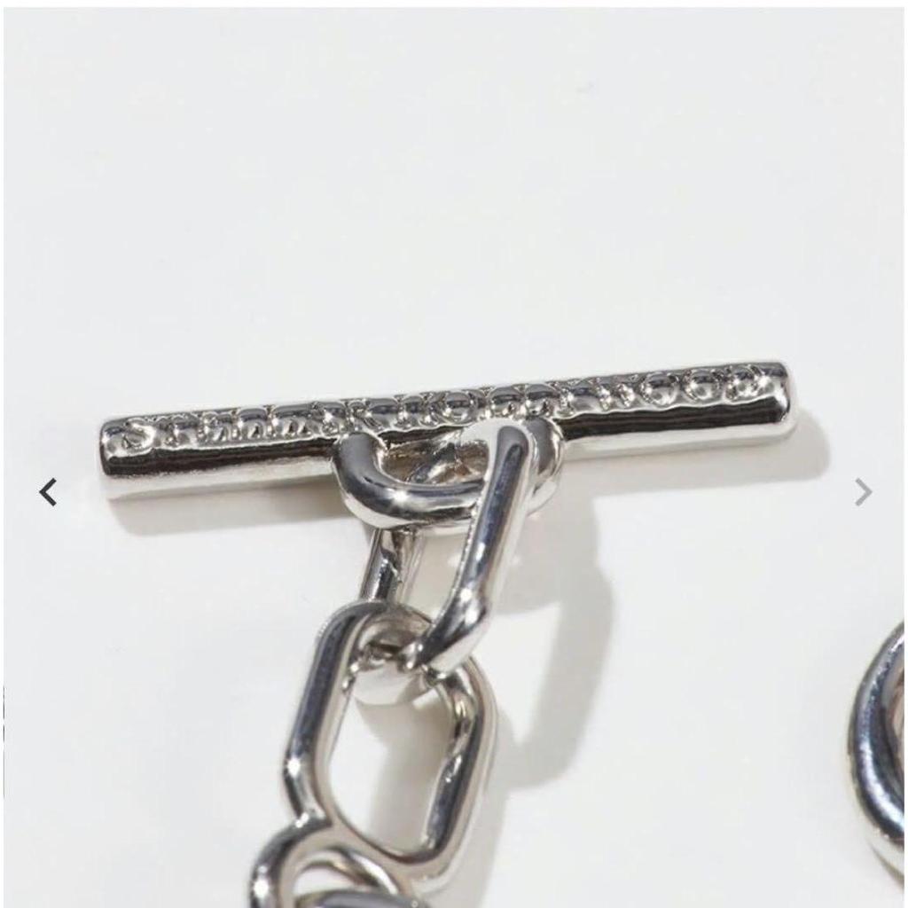 [Stella Hollywood] Metal Shiny Chain Necklace (Silver)