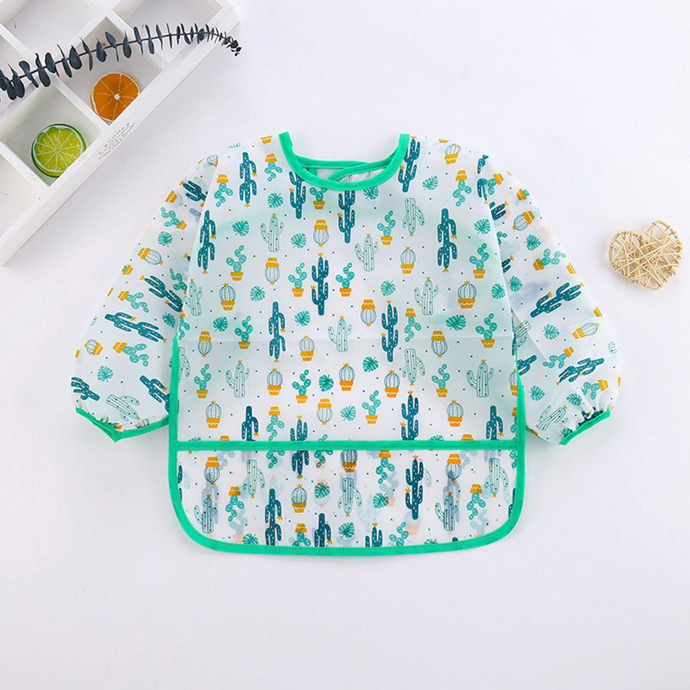 Craft Cartoon Clothes Baby Paint Children Long Sleeve Smock Painting Apron Art Accessory Kids Bib