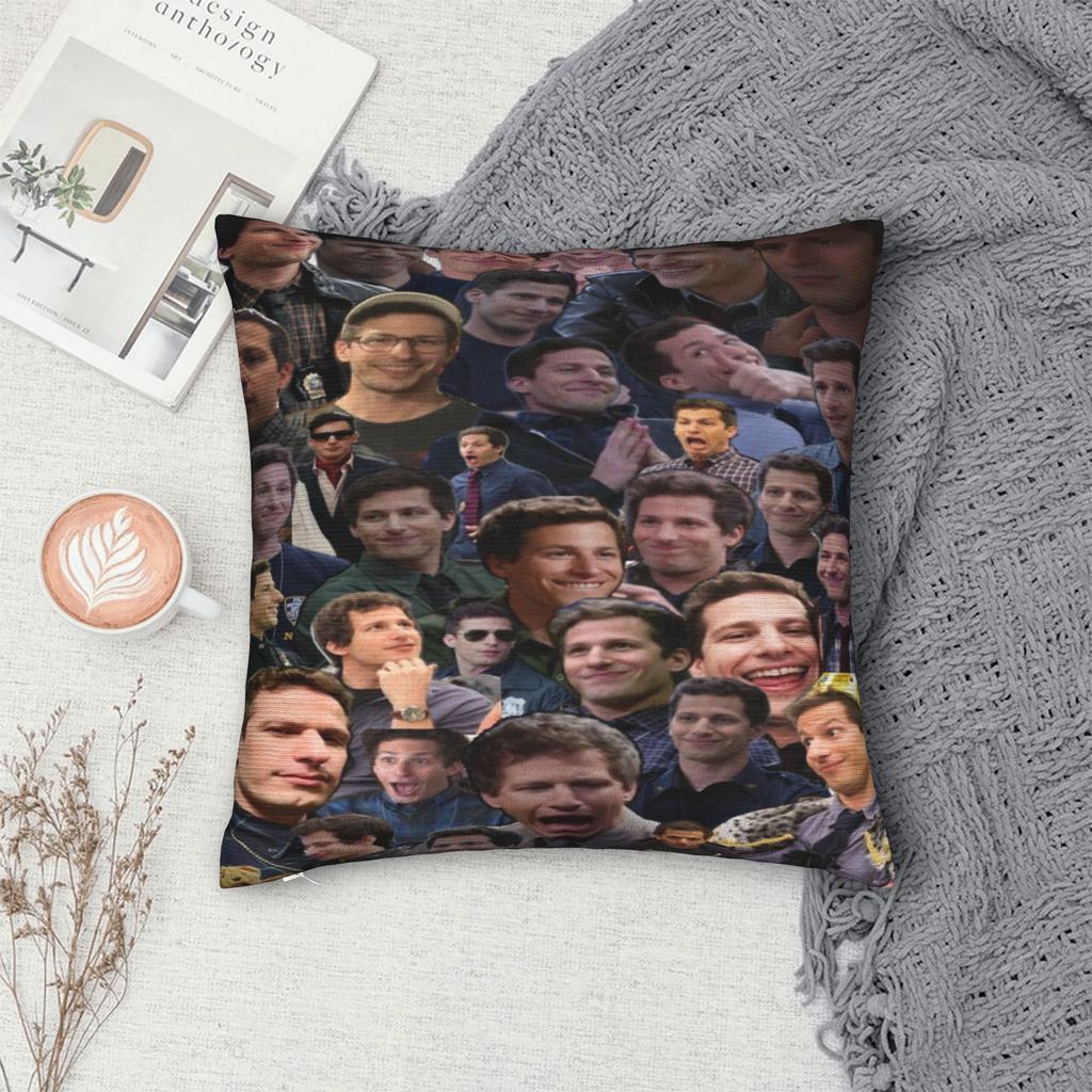 Trendy Car Brooklyn Nine-Nine Jake Peralta Decoration Pillowcases Merch Andy Samberg Pillow Covers Square Multiple Sizes