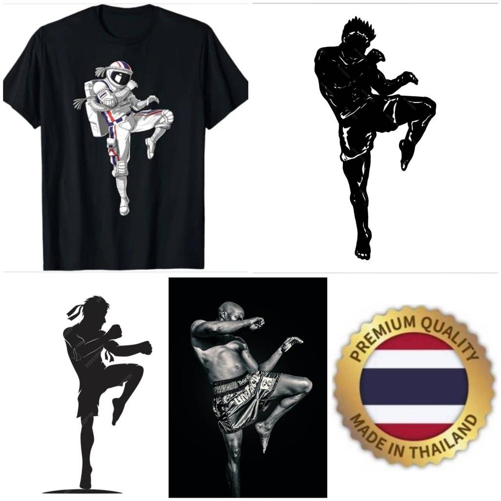 Tiger Muay Thai T-Shirt Kick Boxing 3D Print Vintage Training UV Protect Quick Dry Men Women Unisex Short Sleeve Round Neck MMA Mix Martial Art