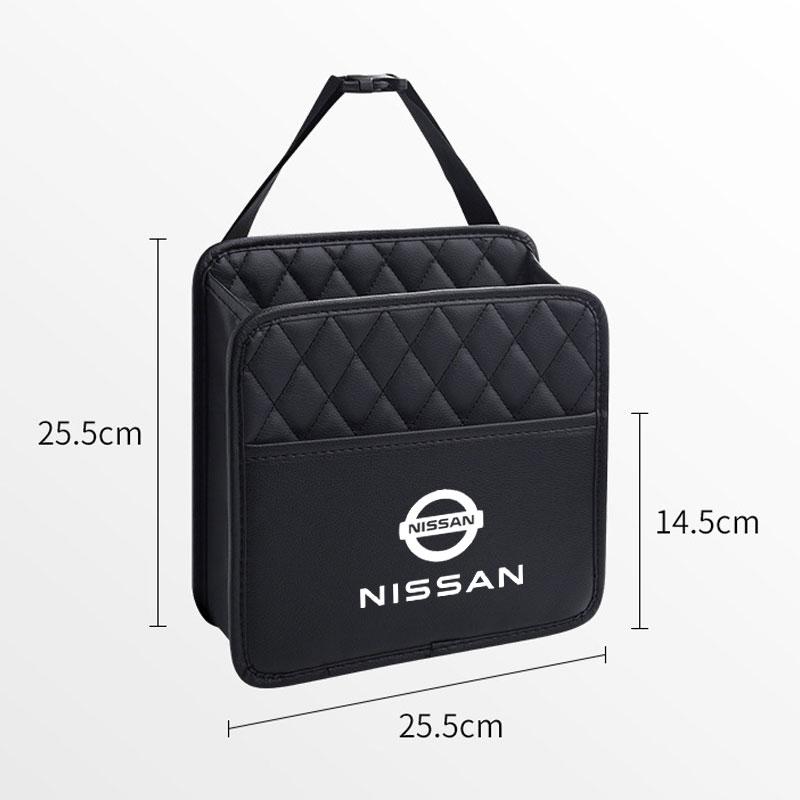 Car Back Seat Storage Bag Organizer Hanging Bag For Nissan Qashqai Sylphy Tiida Altima Teana X-Trail Leaf Juke Sentra Accessorie