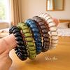 Durable Jelly Hair Ties: No-Damage Elastic Ponytail Holders for Kids & Adults - Dark Colors