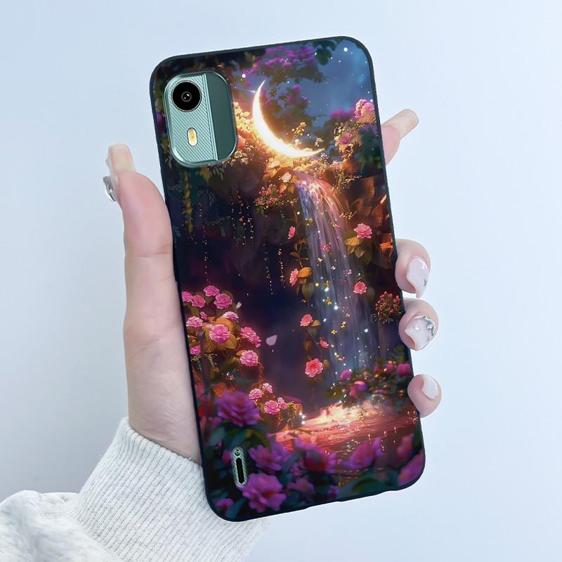 Soft TPU Case For Nokia C12 Cute Love Rabbit Funny Shockproof Silicone Phone Case For Nokia C12 Plus Pro Back Cover C 12 Fundas