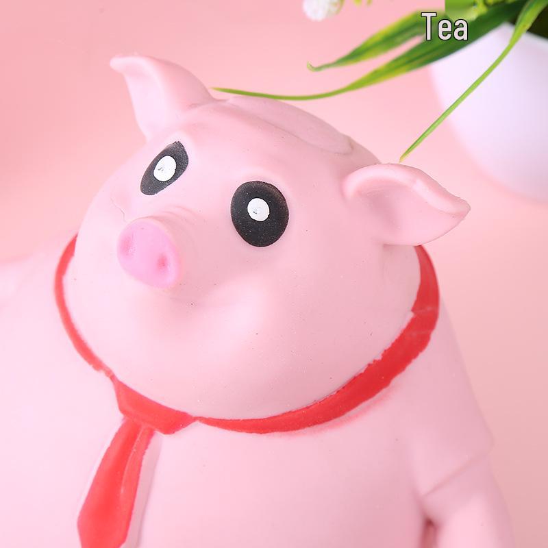 

Pink Pig TPR Sand-Filled Stretch Toy - Super Cute Decompression Toy