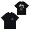 Camiseta de Algodón Streetwear para Hombre y Mujer Corte Holgado Manga Corta Camiseta Gráfica Casual Unisex Cuello Redondo