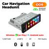 1DIN MP5 6.86-Inch Android Car Radio 2G+64G Universal HD Touch Screen 1280*480 Support Wireless Carplay AUTO Intelligent Systems
