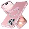 For iPhone 16 Pro Case Small Wavy Edge Compatible with MagSafe Anti-Drop PC+TPU Phone Cover