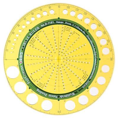 Drapus Circle Ruler D-1101 33-041