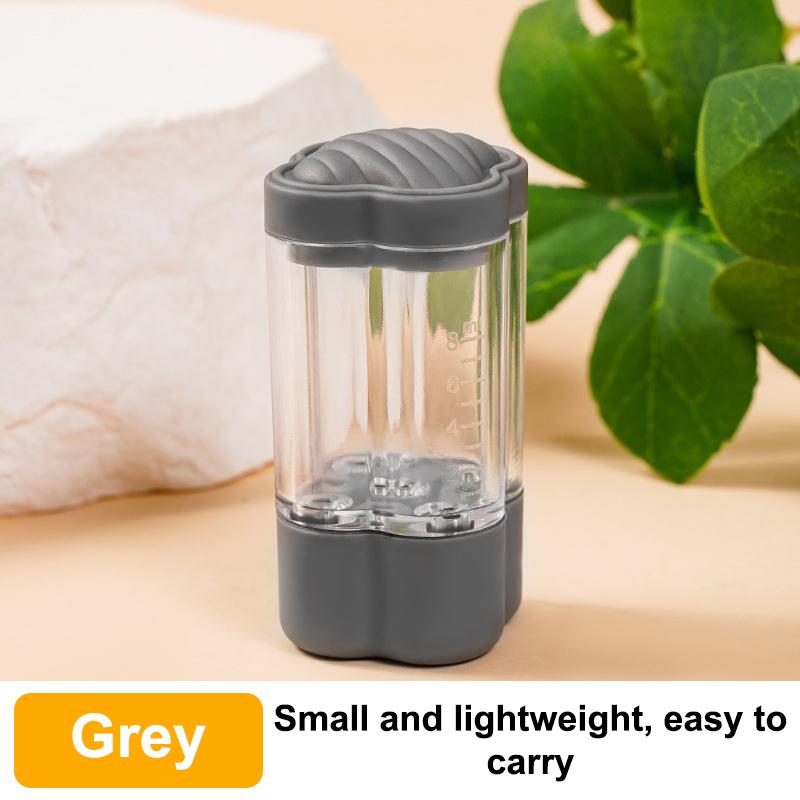 Аппликатор для кожи головы Миноксидил 1-8 мл Эссенция Жидкость для роста волос Шарик Массажная головка Доставка лекарств Нанесение Жидкости Направляющая расческа серый