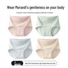 MaoRen Women's High-Waist Tummy Control 100% Cotton Antibacterial Briefs