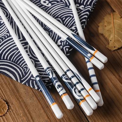 1Pair White Ceramic Japanese Style Chopsticks Bone Porcelain Long Chopsticks Sushi Chopstick Tableware Gifts