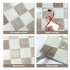 5/10 Pezzi Adesivi Murali Quadrati Peel and Stick 3D Fai da Te Piastrelle Murali Adesivo Forte Carta da Parati in Vinile Facile da Installare per Ristrutturazione Casa