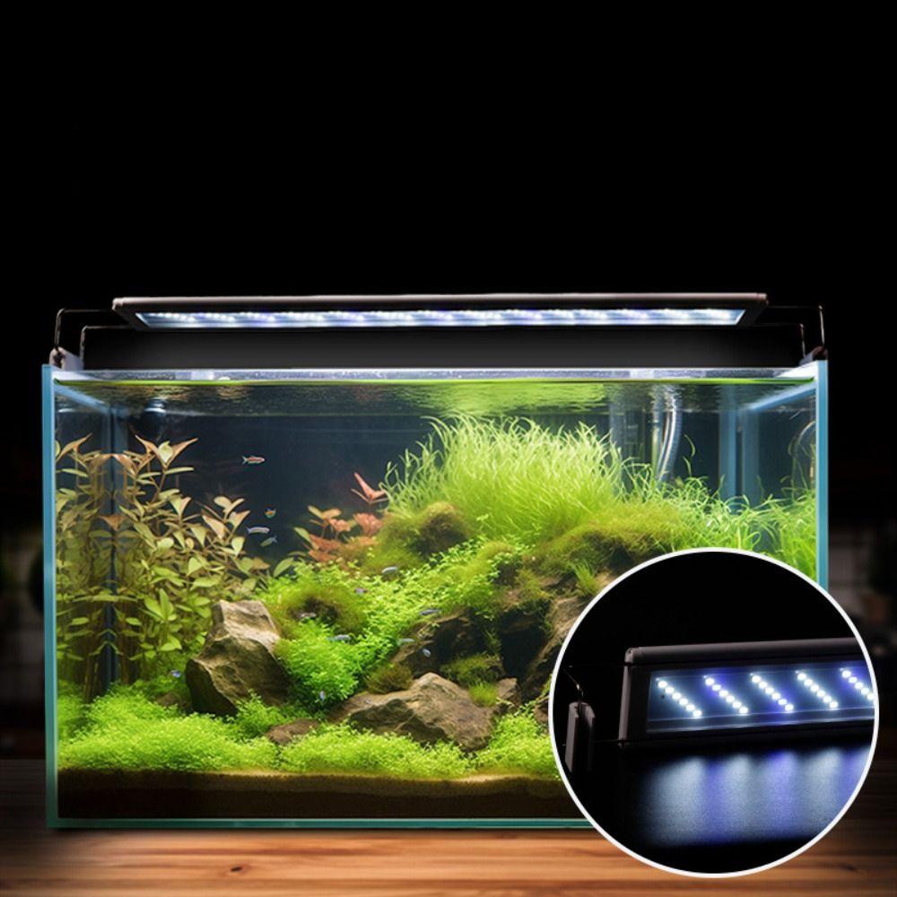 Super Slim Fish Tank Light Waterproof LED Light Stand Aquatic Plant Light Aquarium Light  Hotel