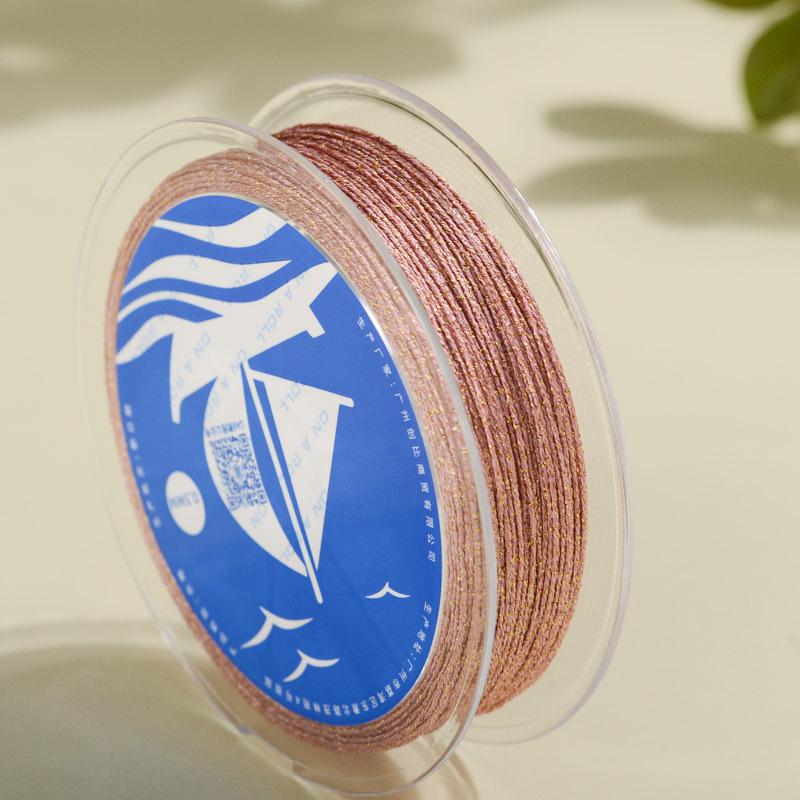 Gold/Silver Thread DIY Hand-Woven Braided Rope Bracelet Kit