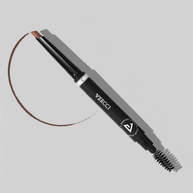 VEECCI - Diamond Waterproof Eyebrow Pencil - 7 Colors VZ04# Dark Coffee - 240mg