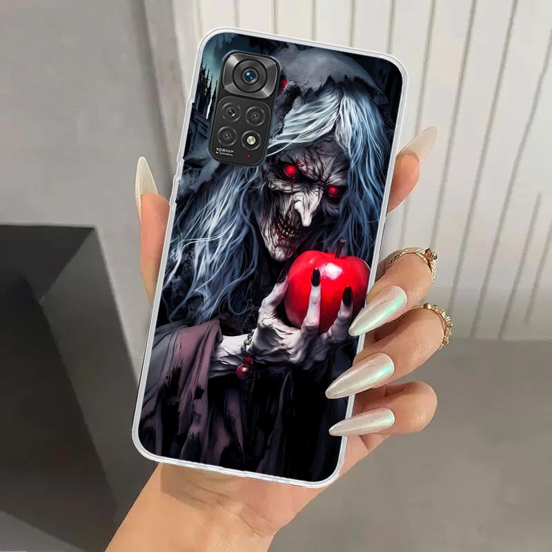 Halloween Moon Witch Horror Phone Case for Xiaomi Redmi Note 15 14 14S 13 12S 12 Pro 11S 11 Plus 11T 11E 10S Soft Funda Print Sh