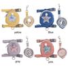 2 in 1 Dog Harness with Removable Backpack Leash Adjustable Chest Strap Small Puppy Outdoor
